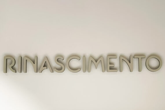 Schriftzug Rinascimento